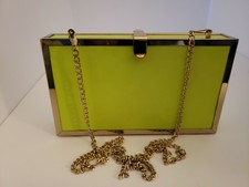 aldo neon green bag