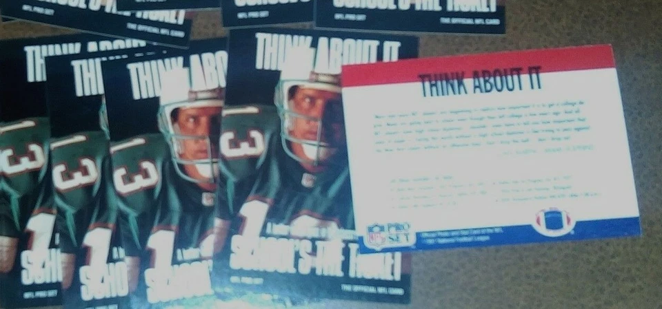   DAN MARINO 1991  pro set no number fact card rare MIAMI DOLPHINS TEXAS  - Image 1 of 1