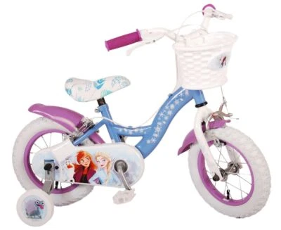 12 Zoll Kinder Mädchen Fahrrad Mädchenfahrrad Rad Bike Disney Eiskönigin Elsa - Bild 1 von 4