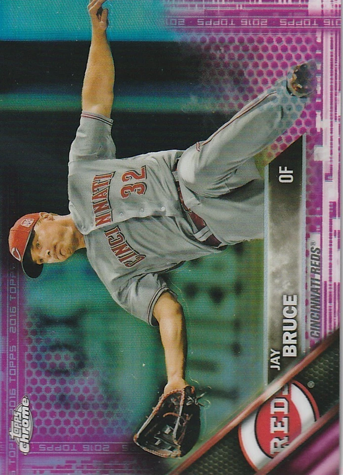 2016 Topps Chrome #199 Jay Bruce Purple - Image 1 of 1