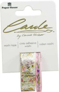 Paper House Washi Tape set ~ WILDFLOWERS por Carole Shiber ~ Quick Ship !! ¡Qué lindo! - Imagen 1 de 1