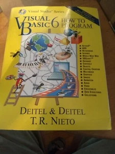 Visual Basic 6 How to Program by Deitel and Deitel Staff, 1999 No CD SALE!!!!!!! - Picture 1 of 1