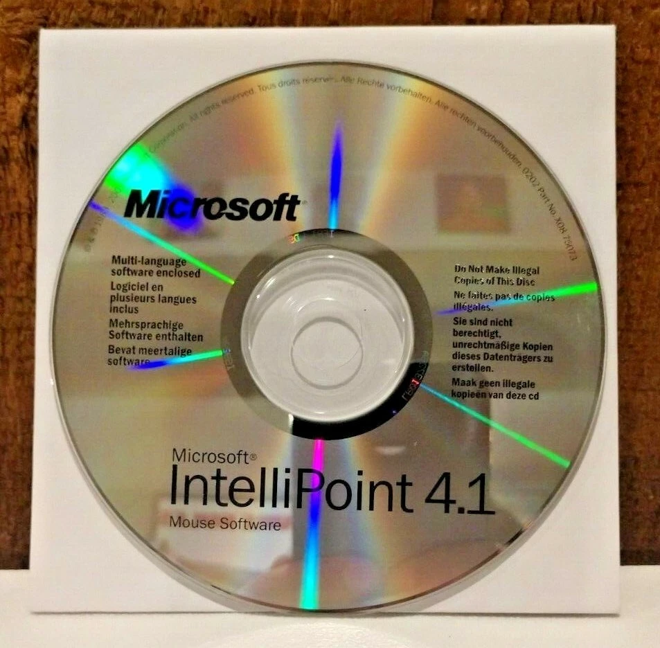 Microsoft IntelliPoint 4.1 Mouse Software Disc - Image 1 of 1