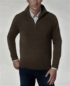 Weatherproof Vintage Men's Quarter-Zip Sweater, Espresso, Size S - Picture 1 of 1