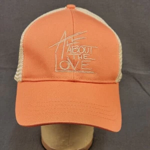 All About the Love Mütze Pfirsich Beige Meshback One Size Cap Baumwollmischung - Bild 1 von 8