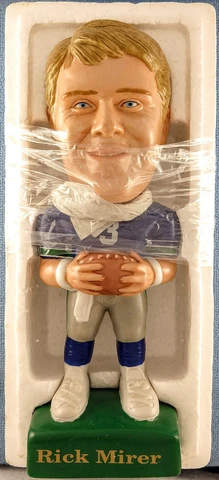 Rick Mirer Bobblehead - Seattle Seahawks - Greats Of The Game - 1996 NFLP Sam Cover