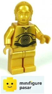 sw161a Lego Star Wars 8092 8129 10188 10198 - C-3po C3po Pearl Gold Minifigure - Picture 1 of 1