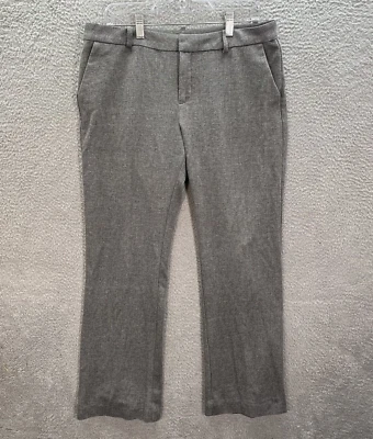 KUT From The Kloth Pants Womens 12 Gray Mid Rise Trousers Classiccore Academia - Image 1 of 4