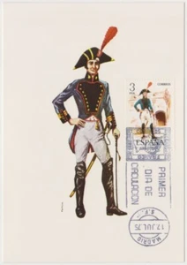España Maxi 1975, Línea Infantería Coronel, 1802, Como Nuevo - Imagen 1 de 1