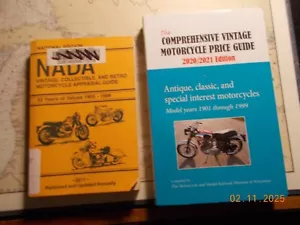 2 Motorcycle Price Guides 2011 NADA and Comprehensive Vintage Price Guide 20/21 - Picture 1 of 3