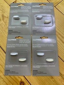 Juego de 4 perillas de repuesto para interruptor atenuador Lutron Skylark blanco y almendra - Imagen 1 de 3