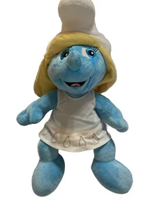 Build a Bear Smurfette Original Plush Stuffed 18” Smurf Girl w/Dress - Picture 1 of 7