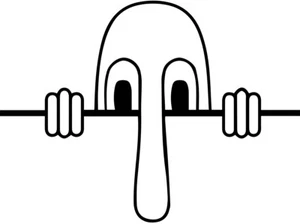 Kilroy Vinyl Decal 6 inches wide - Picture 1 of 1