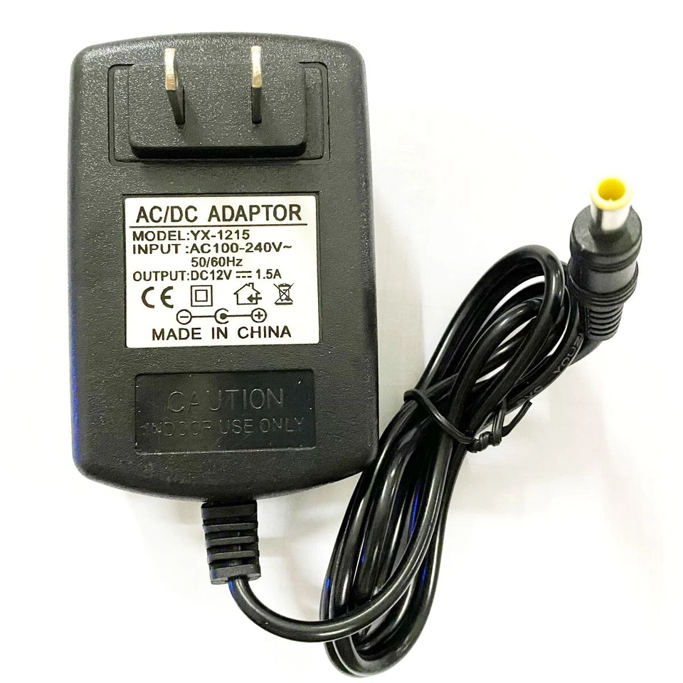 12V 1.5A Adapter 5.5mm for Casio Privia Digital Piano AD-A12150LW  With needle - Image 1 of 2