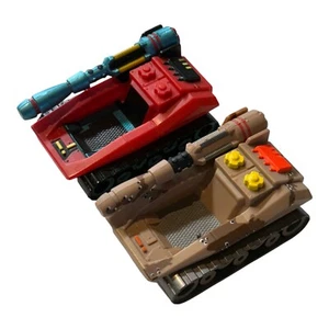 Micro Machines Zbots Ballistic Bomber And Char Army Tank Lot - Bild 1 von 7