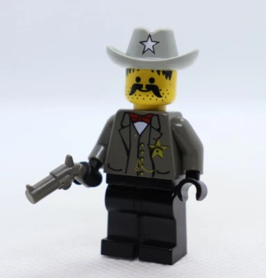 Minifigura LEGO Sheriff 6765 6755 6764 Western Wild West Cowboys Indians Foto 1 de 4