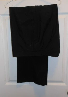 DSCP LADIES" Military Black Trousers Dress Pants Defense Logistics Use Pull Down - Image 1 of 4