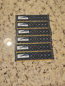 LOT 6 Axiom 17306 0027104 8GB PC3-10600R DDR3 1333MHz ECC Server Memory RAM - Picture 1 of 3