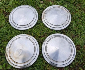 Set of 4 1977 1978 1979 SAAB 99 Steel Wheel 9" Hubcaps Hub Caps 77 78 79  - Picture 1 of 9