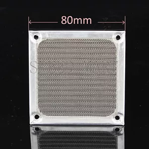 80mm Aluminum cooling Dustproof Dust Filter Grill Mesh Guard PC CASE CPU Fan - Picture 1 of 2