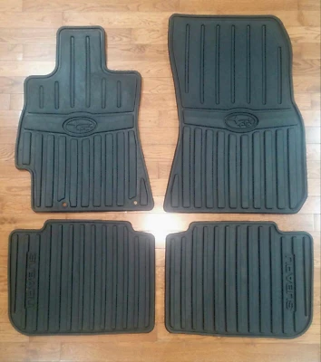 2010-2014 SUBARU LEGACY OUTBACK RUBBER ALL WEATHER FLOOR MAT 4 PIECE SET Foto 1 de 4