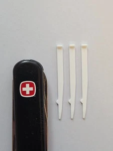 New 3-Pk Toothpick Replacement for Small WENGER Swiss Army Knives 65mm to 85mm - Picture 1 of 6