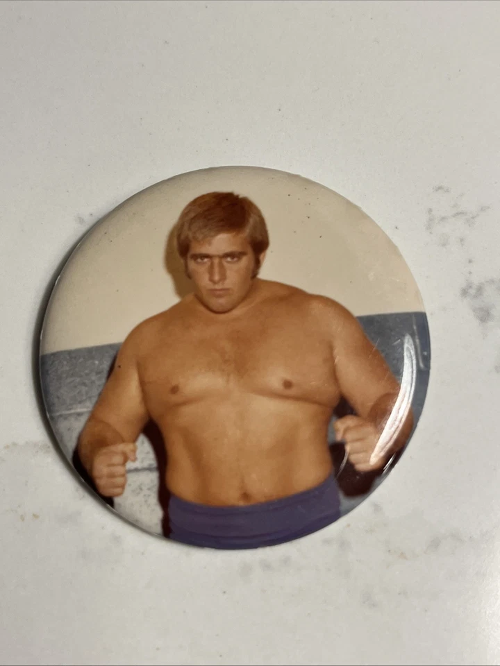Ric Flair Raro AWA Lucha Libre De Colección Años 70 Botón Nature Boy Foto 1 de 1
