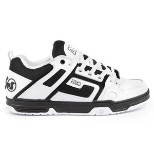 Zapatillas deportivas DVS Comanche de caña baja para hombre blancas/negras (116) - Imagen 1 de 20