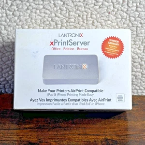 LANTRONIX xPRINTSERVER OFFICE WIRELESS/USB/NETWORK PRINTING 310-674-R NOB - Picture 1 of 9