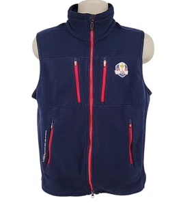RLX Ralph Lauren USA Ryder Cup 2018 Weste Herren Small Navy Fleece Golf Team - Bild 1 von 9
