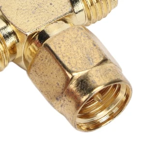 10 Pcs RF Adapter Connector SMA Tee Adapter Wide Bandwidth OFC Radio Frequency - Zdjęcie 1 z 12