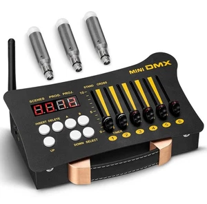 DMX Controller Mini Portable DMX 512 Controller mit 3 Stück DMX Controller Dfi DJ - Bild 1 von 7