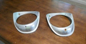 Chevy Impala Belair Biscayne 1963 faros biseles cucharones moldura mano izquierda - Imagen 1 de 10