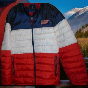 USPA US POLO ASSN MENS USA STYLE PUFFER JACKET ADULT XL - Picture 1 of 6