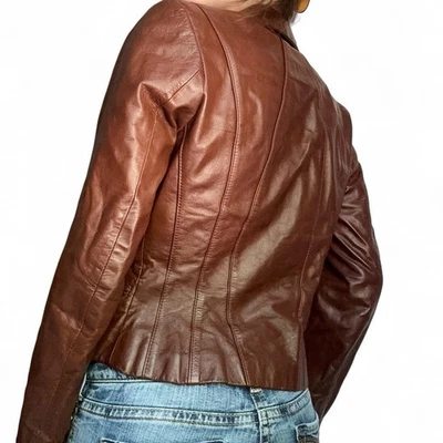 Casablanca vintage brown leather jacket - Image 1 of 4