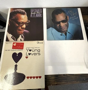 RAY CHARLES LP Record lot  At It Again / Wish You Were Here Tonight/Young Lovers - Picture 1 of 4
