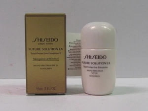 Shiseido Future Solution LX Total Protective Emulsion E SPF 20 0.5 oz Brand New - Picture 1 of 2