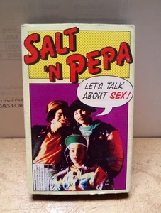 SALT-N-PEPA "LET'S TALK ABOUT SEX" 1991 CASSETTE 12" MAXI SINGLE RARE - Picture 1 of 16