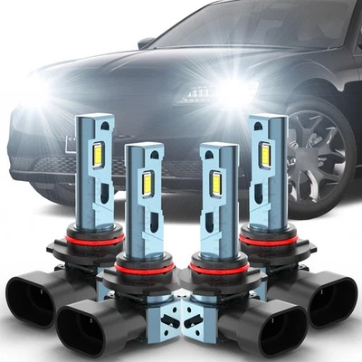 For Chrysler 300 Touring Sedan 4-Door 2016-2023 4x LED Headlight Bulbs Kit Combo - Image 1 of 4