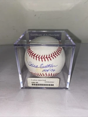 Steve Carlton PSA/DNA Authenticated Auto Signed Baseball Phillies HOF 94 - Image 1 of 4