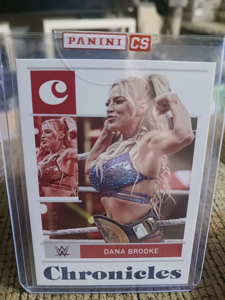 2022 Panini Chronicles WWE Dana Brooke #30 Blue /99 - Image 1 of 3