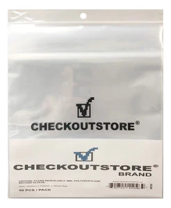 Clear Plastic Sealable Flap 12" LP Vinyl Record Album Covers 4Mil Outer Sleeves - Imagen 1 de 2