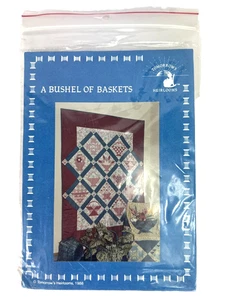 Juego de apliques de edredón Tomorrows Heirlooms patrón un bushel de cestas nuevo stock antiguo - Imagen 1 de 5