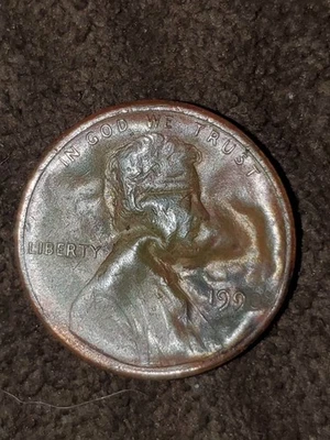 1990 Sunken Die Penny Erroe - Image 1 of 2