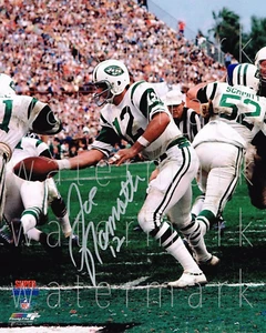 Joe Namath New York JETS signed Photo 8X10 Poster Bild Autogramm RP - Bild 1 von 1