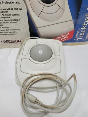 Precision Instruments 3 Button Trackball Pro 90s 2000s Tech Y2K - Image 1 of 4