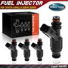 New Set of 4 Fuel Injector for Toyota Corolla ZZE141 ZZE150 ZZT250 Auris Avensis