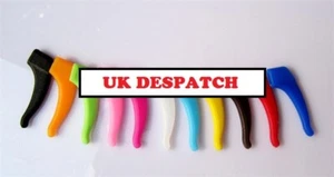 2 pairs Anti Slip Silicone Temple Tips / Ear Hooks for secure Spectacles Glasses - Picture 1 of 24