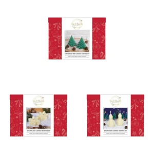 Bee & Bumble Christmas Candle Making Kits -Soy Wax Crafts DIY Gift Moulds Decor - Picture 1 of 4