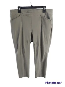 Chicos Fabulously Slimming 3 US XL Rayon Blend Stretch Capri Ankle Pants Pull On - Picture 1 of 9